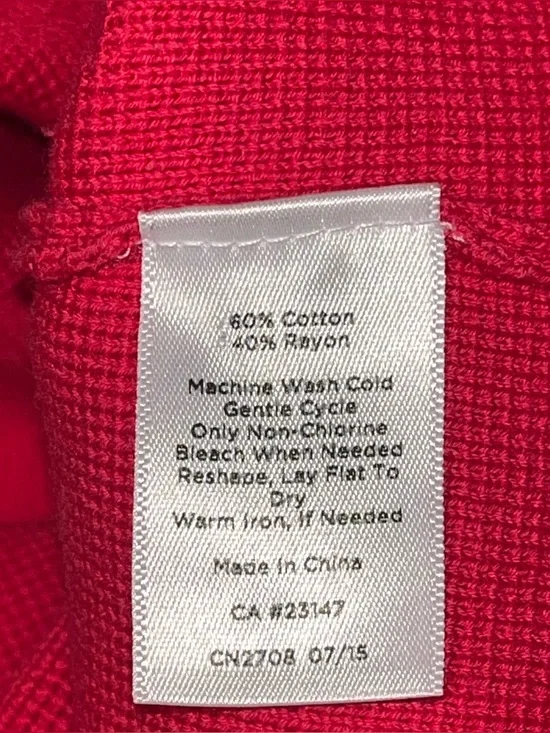 Talbots | Cardigan knit sweater blazer/jacket Women’s size L hot pink career - Picture 7 of 7